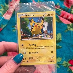 Pokémon Pikachu Build a Bear Card